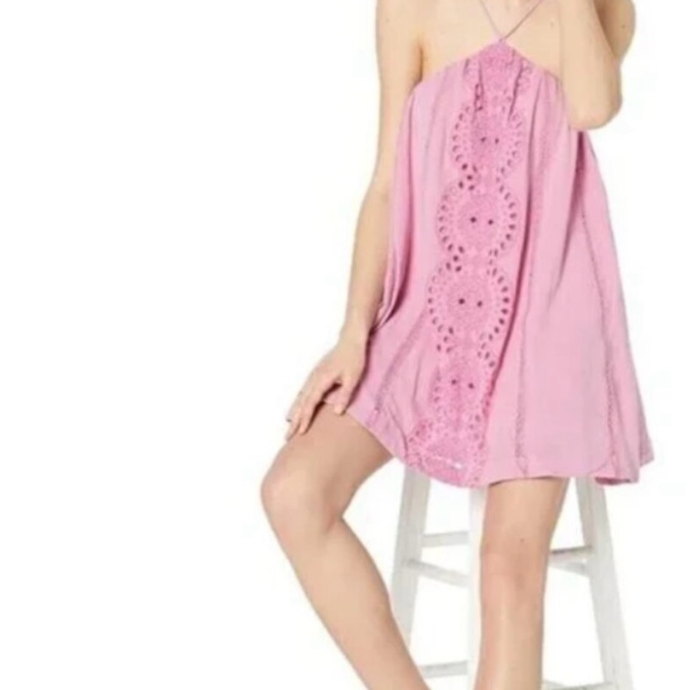 Paloma Mini Dress by Free People with Pockets medium